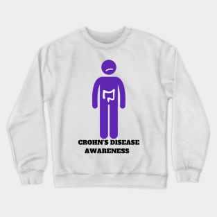 Crohn’s Disease Awareness Silhouette Crewneck Sweatshirt